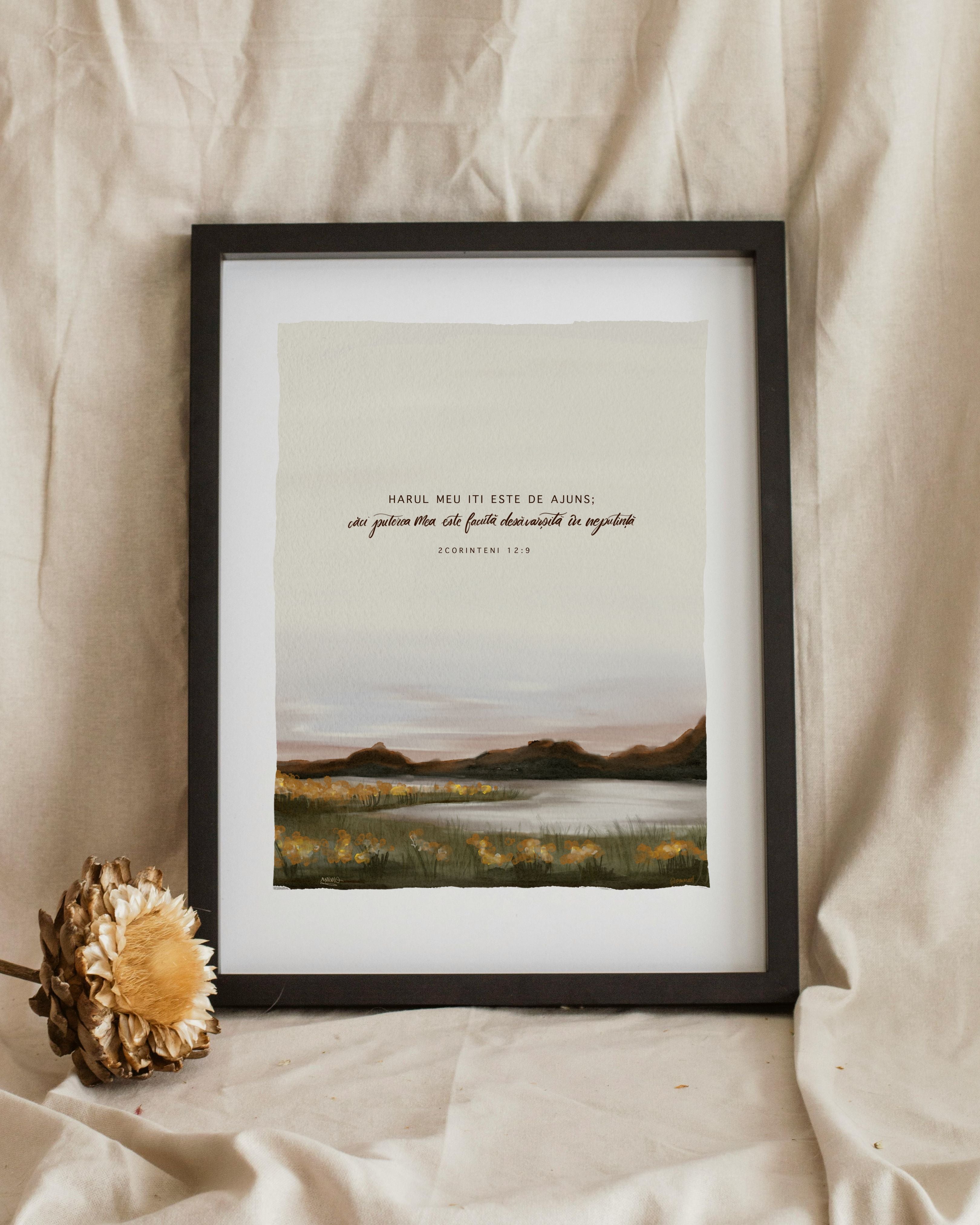 Print A3 "2 Corinteni 12:9"