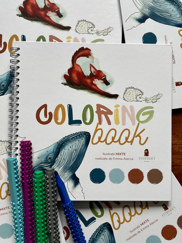 Carte de colorat ilustrată