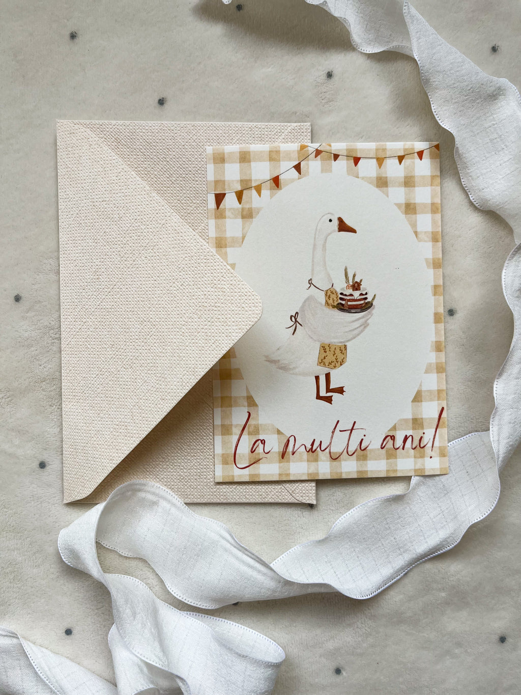 Set 3 cartoline "La multi ani!"