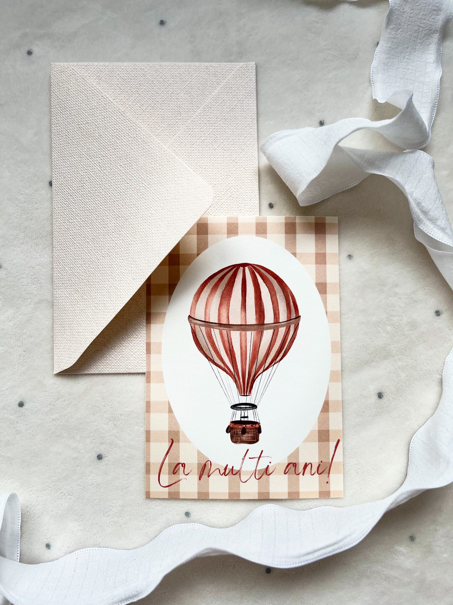 Set 3 cartoline "La multi ani"