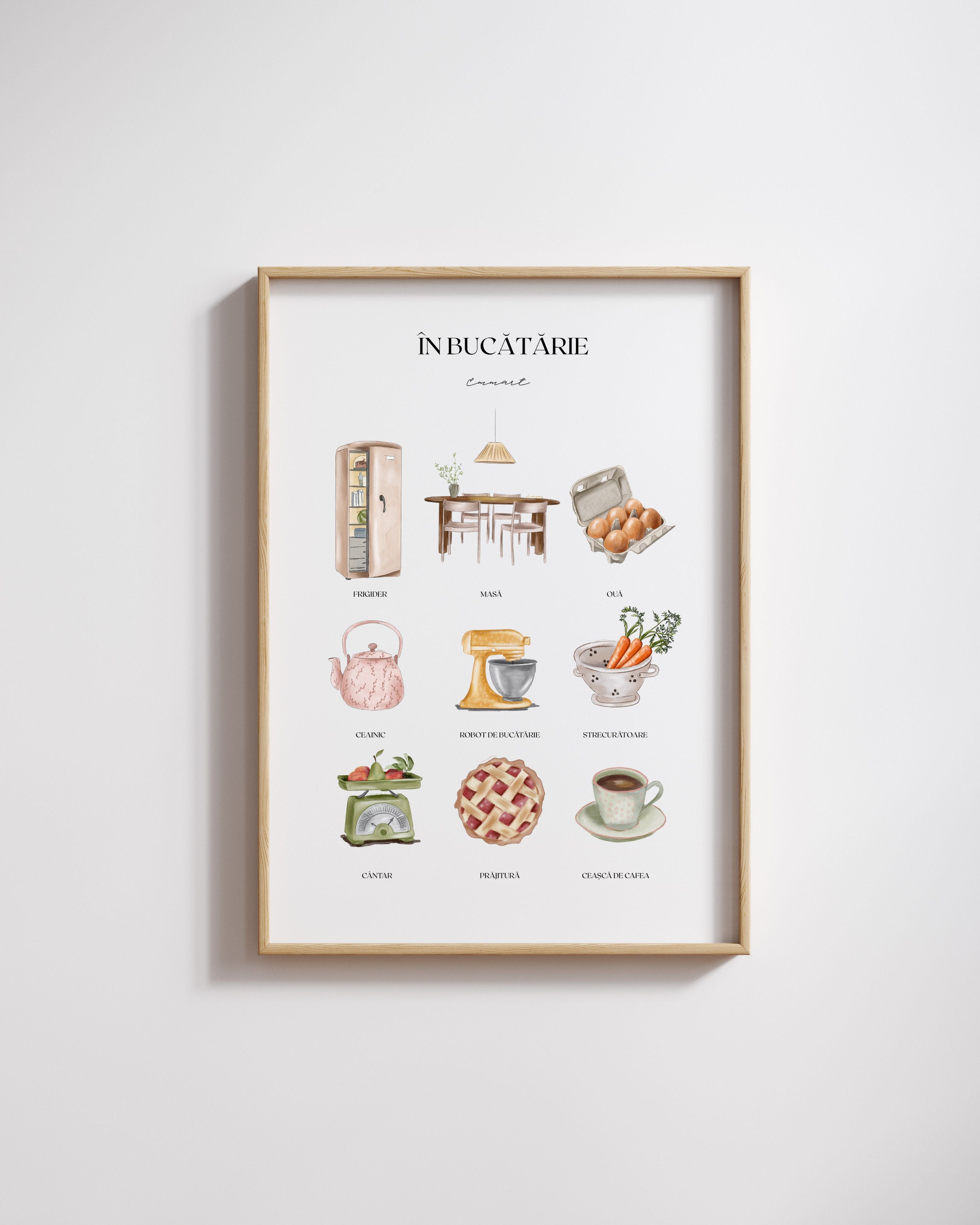 Print A3 "În bucătărie"